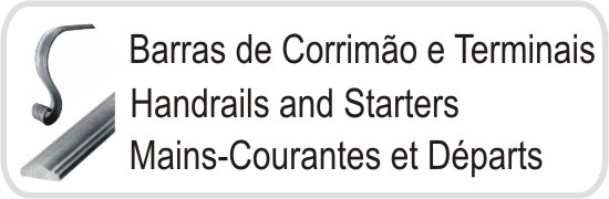 Barras de corrimao e terminais